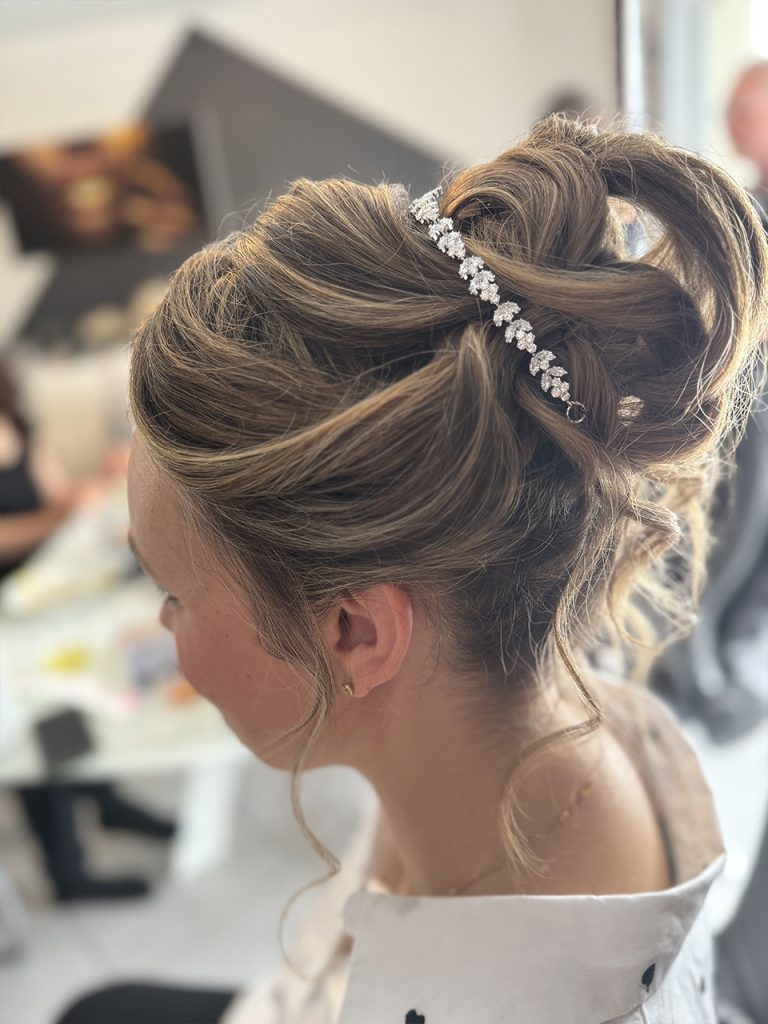 chignon volume mariage