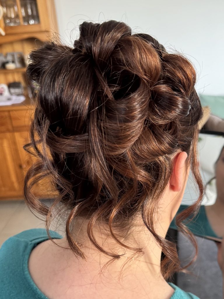 chignon volume mariage