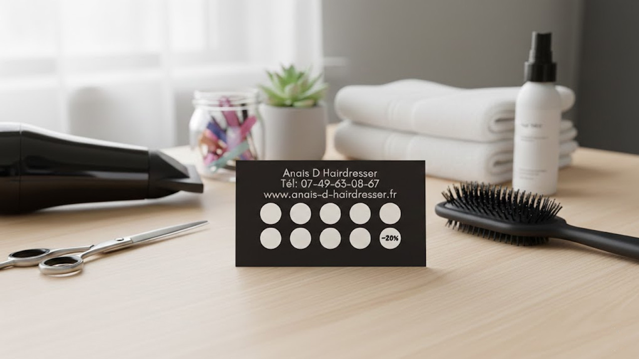 carte fidelité anais d coiffeuse domicile