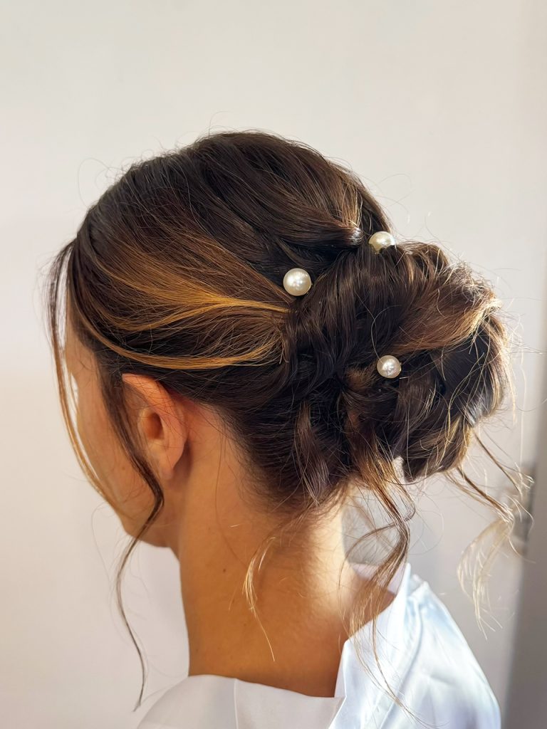 chignon mariée