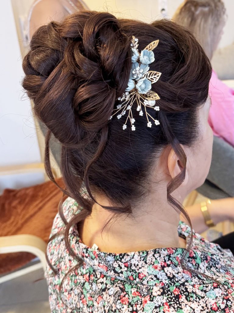 chignon travaillé mariage
