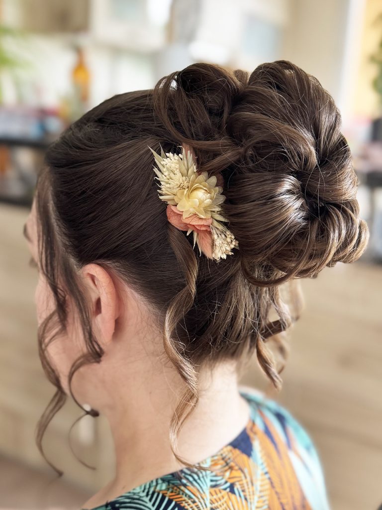 coiffure soirée mariage